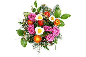 Rose Flower Bunch PNG