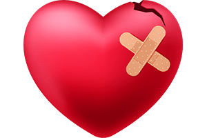 Broken Heart Bandage PNG