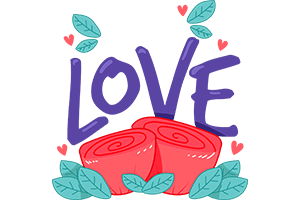 love png text hd