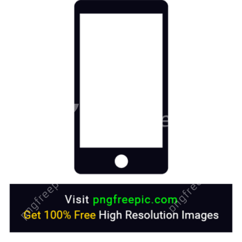 Mobile Icon With Transparent Background