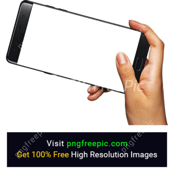 Landscape Mobile PNG With Right Hand
