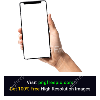 Mobile PNG With Right Hand