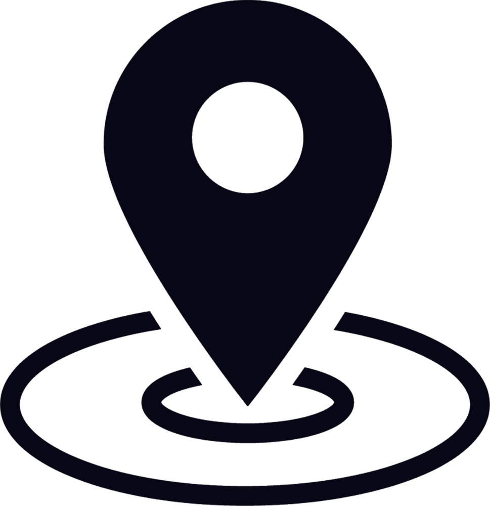 Location Icon With Transparent Background Pin Symbol Marker Zone