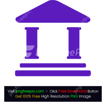 Colored Bank Icon PNG