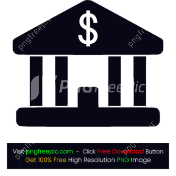 Dollor Sign Bank Icon PNG