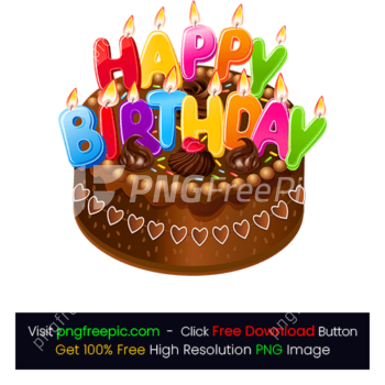Happy Birthday Cake Clipart PNG