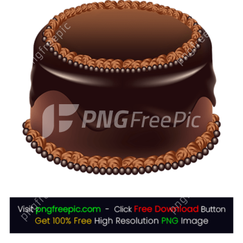 Dark Chocolate Clipart Cake Melted PNG