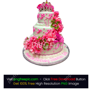 Nice Wedding Three Tier Cake PNG