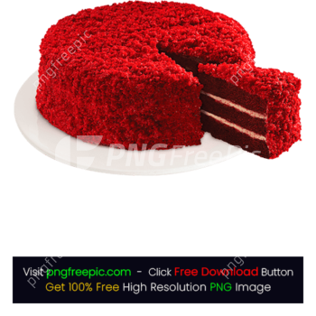 Red Hot Velvet Cake PNG