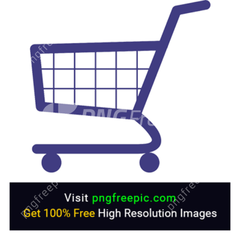 Trolley Shopping Cart Icon PNG