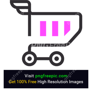 Vector Shape Cart Icon PNG