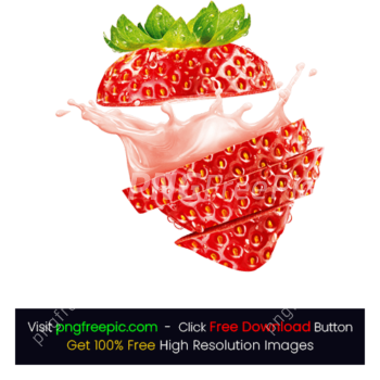 Strawberry Slice Illustration HD PNG