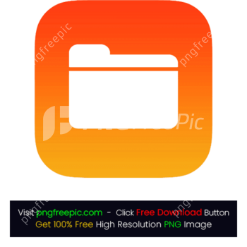 Button Shape File Folder Icon PNG
