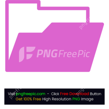 Folder Open Icon PNG Colored