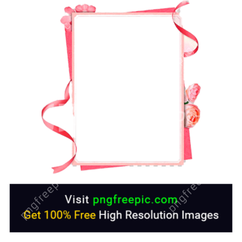 Pink Photo Frame PNG