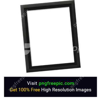 Black Color Frame PNG