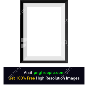 Black Photo Frame PNG