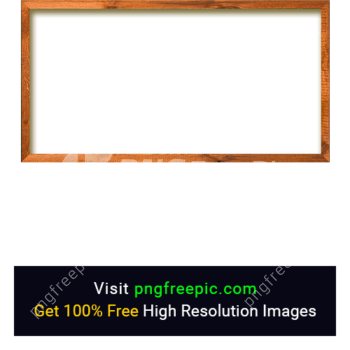 Wooden Frame PNG Transparent Background