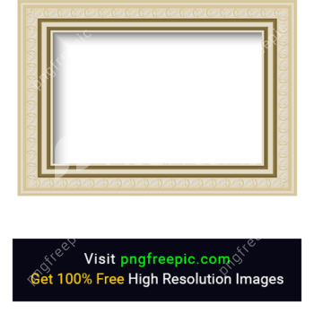 Photo Frame PNG Landscape Size