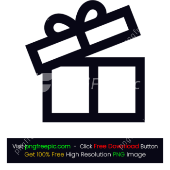 Gift Box Open Icon PNG