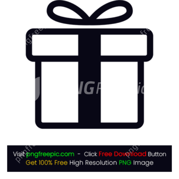 Bordered Gift Box PNG