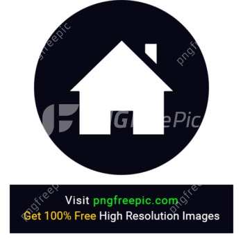 Home Icon PNG Round Shape