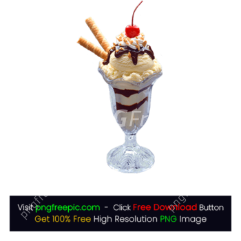 Ice Cream Cherry Cones Milkshake Sundae Culpi PNG