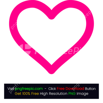 Bold Bordered Love Icon PNG