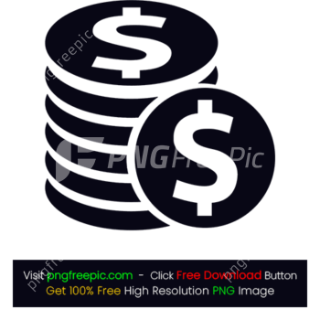 Save Money Coins Icon PNG