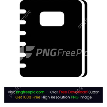 Notebook Dark Colored Icon PNG