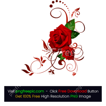 Rose Abstract Flower PNG