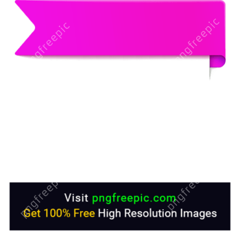 Pink Ribon Shape PNG
