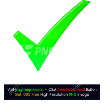 Green Tick Check Icon PNG