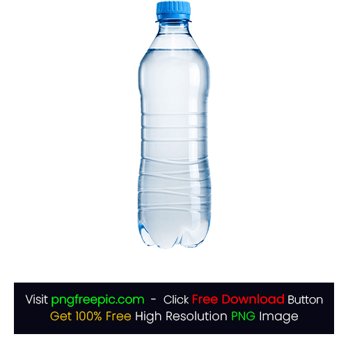 Mineral Water Plastic Bottle PNG