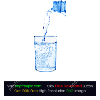 Clear Glass Cup Mineral Water PNG