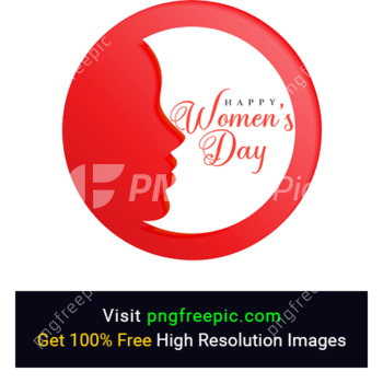 Happy Womens Day Transparent Background