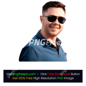 Man Black Sunglasses Smiling PNG