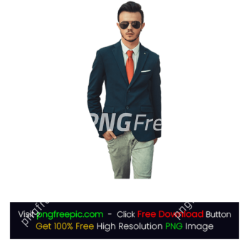 Corporate Man PNG Suit Jacket Sunglasses