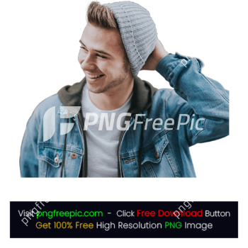 Man Holding Head While Smiling PNG