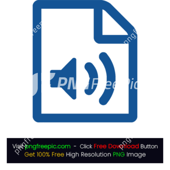 Audio File Icon PNG