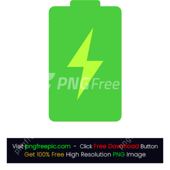 Green Signal Battery Icon PNG