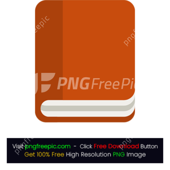 Colored Cover Book Icon PNG