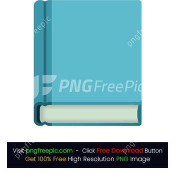 Blue Cover Dictionary Icon PNG