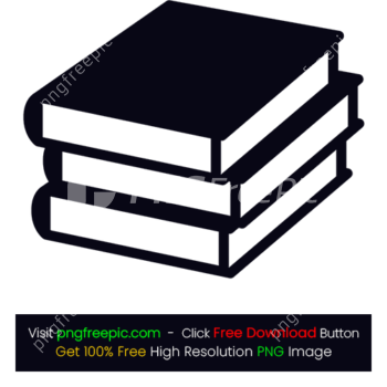 Black Book Icon PNG - Book Page Vector Shape Clipart Free Download