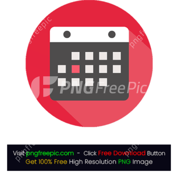 Colored Abstract Calendar Icon PNG