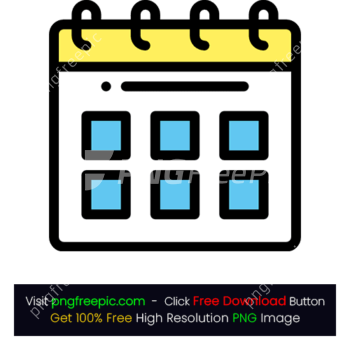 Abstract Calendar Icon PNG