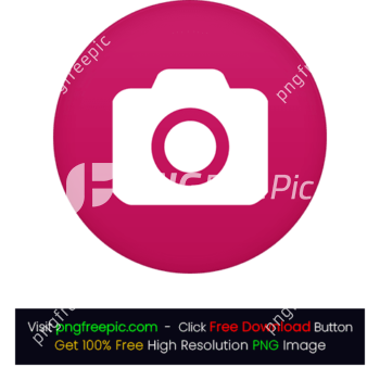 Rounded BG Camera Icon PNG