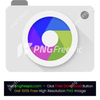 Abstract Colored Camera Icon PNG