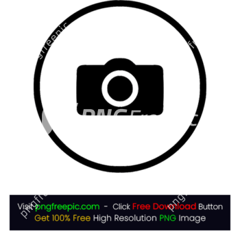 Circle Camera Icon PNG
