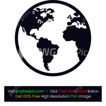 World Map Icon PNG